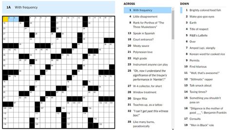 Sun Times Crossword: Daily Clues & Answers