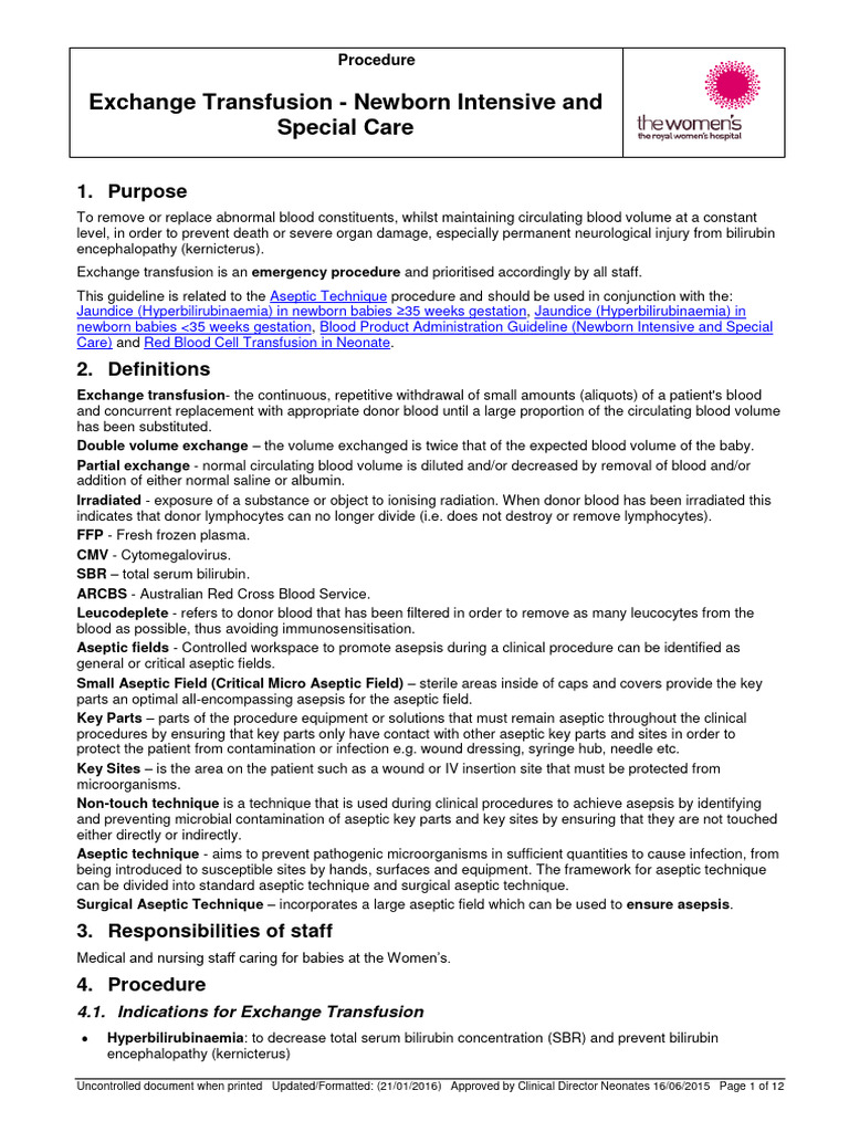 What Is Exchange Transfusion? A Newborn Lifesaver